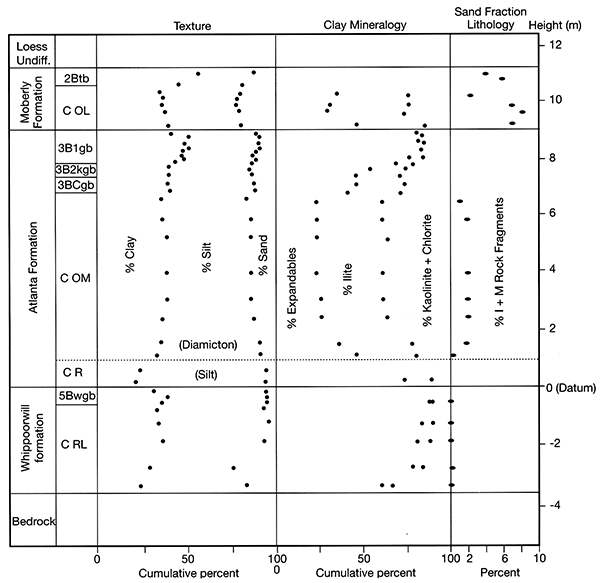 Lithostratigraphy of glacial and related deposits at the Musgrove Pit.