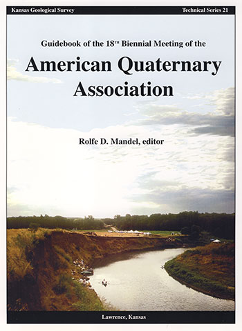 small image of the cover of the book; white background, black text, with color photo of excavation at Mill Creek bank.