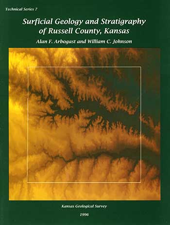 Cover of the book; green background with image from digital elevation model; white text.