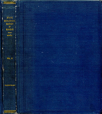 Cover of the book; dark blue cloth with gold imprinting of title on binding.