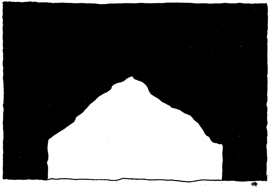 Horizontal Plan, showing Method of Opening Entry by Cutting.