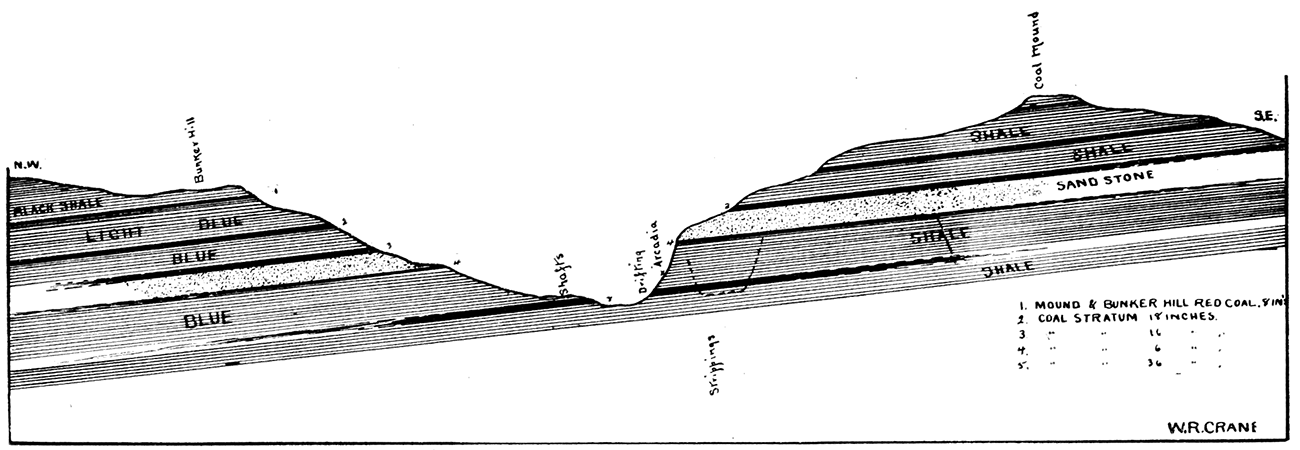 Section through Arcadia.