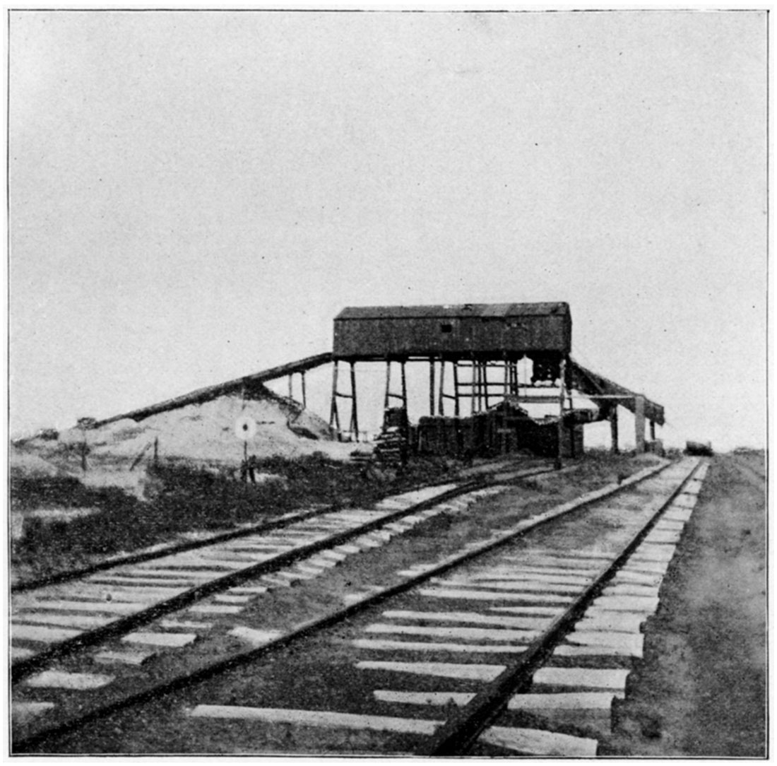 Black and white photo of Drift Slope Mine, Weir City.