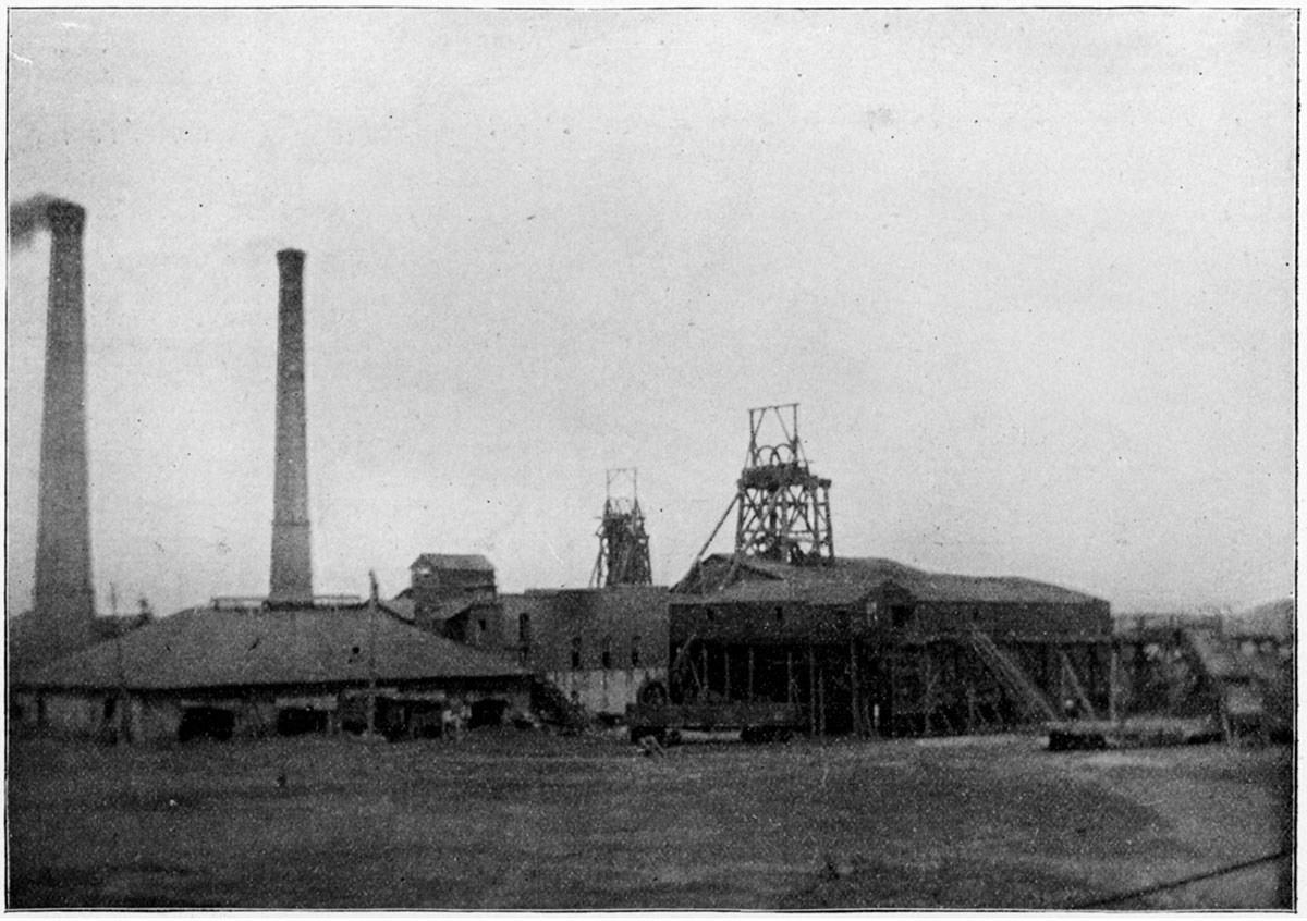 Black and white photo of Leavenworth Coal Company's Mine, Leavenworth.