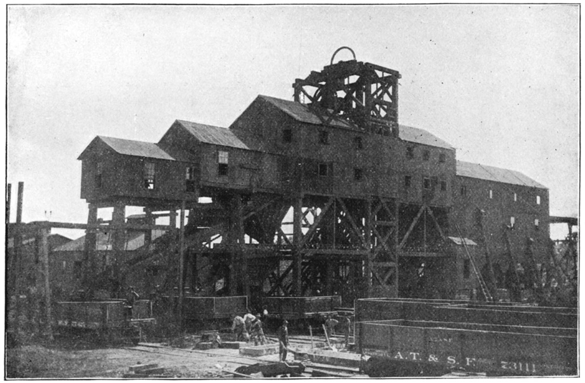 Black and white photo of Mine No. 5 of Mount Carmel Coal Company, Chicopee.