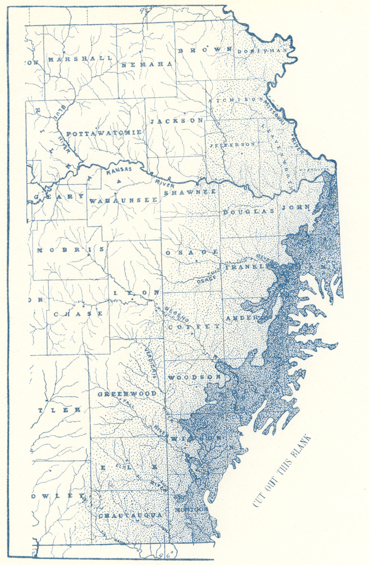 Coal map, Erie Limestone.