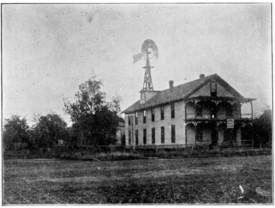 Black and white photo of Sanitarium at Independence.