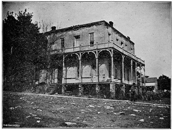 Black and white photo of Chautauqua Springs Hotel.