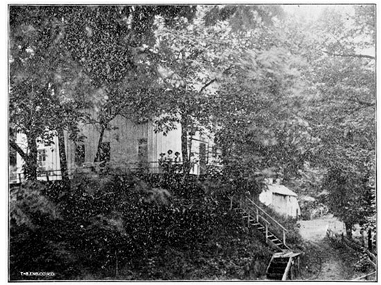 Black and white photo of Eagle Springs House.