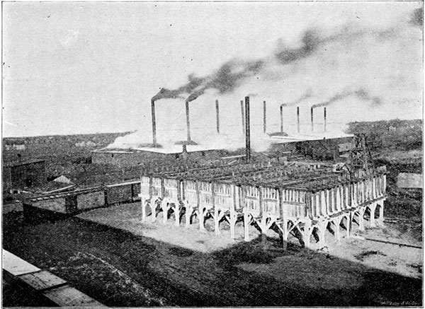 Black and white photo of Hutchinson Salt Plant.