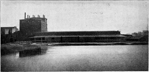 Black and white photo of the Hutchinson Packing Company's Salt Plant.