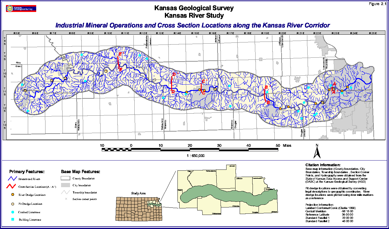 mineral operators along the Kansas River