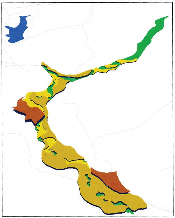 Breakneck Creek in 3-D imaging.