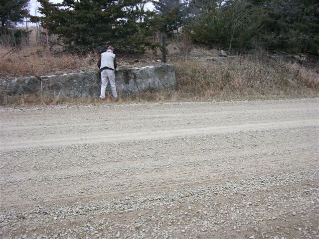 color photo of control point