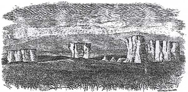 black and white drawing of Monument Rocks