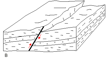 block diagram showing reverse fault