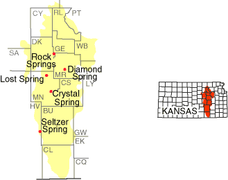 Cover area from Cowley in the south to Riley and Wabaunsee in the North