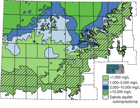 Worse water at northern side, better water to the south.