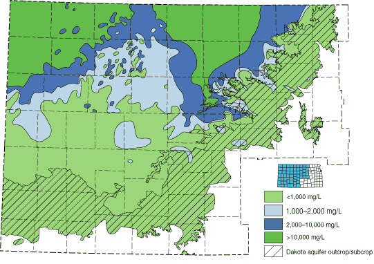 Water improves in quality from North to South.