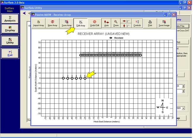 Program dialog box--48-Channel Cross Array.